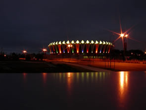 convention center at night